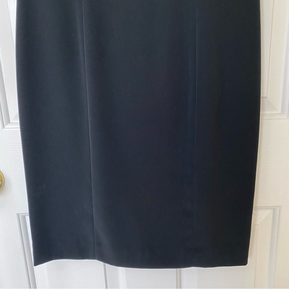 Vintage Formal Black Mini Dress size 8 Petite - Picture 4 of 14